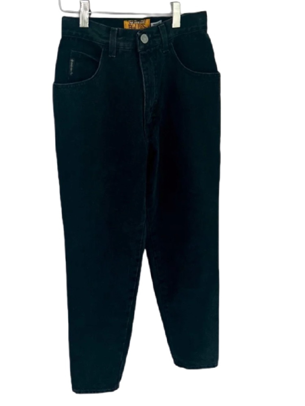 Armani Jeans Black Barrel Tapered Jeans W25 Made In Italy Y2K Designer